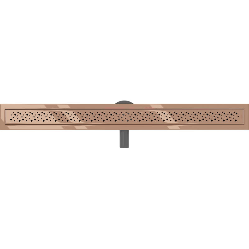 Mexen Flat 360° M12 Linear Drain with Rotatable 100 cm, Rose Gold - 1621100-40