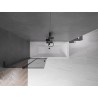 Mexen Velar L vannitoa ekraan, 2-ukseline liuguv 80 x 150 cm, grafiit, must - 896-080-003-41-70