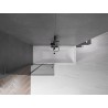 Mexen Velar L dušisein 2-osaline liikuv 95 x 150 cm, grafiit, gun metal - 896-095-003-41-95