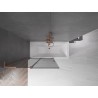 Mexen Velar L vanniparavann 2-osaline, liuglev 110 x 150 cm, grafiit, harjatud vask - 896-110-003-41-65