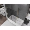Mexen Velar L vannisein tiibadega 2-osaline nihutatav 120 x 150 cm, grafiit, kuldne - 896-120-003-41-50