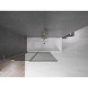 Mexen Velar L vannisein tiibadega 2-osaline nihutatav 120 x 150 cm, grafiit, kuldne - 896-120-003-41-50