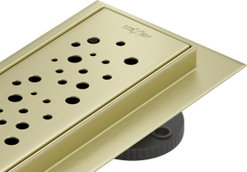 Mexen Flat M12 joonkanalisatsioon 50 cm, harjatud kuldne - 1A21050-15