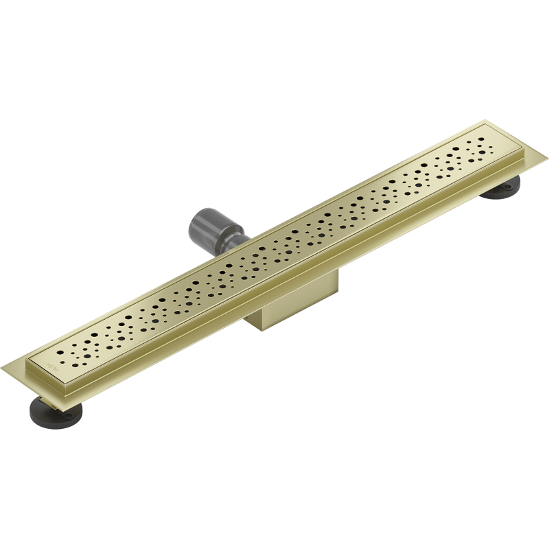 Mexen Flat M12 linear drain 60 cm, brushed gold - 1A21060-15