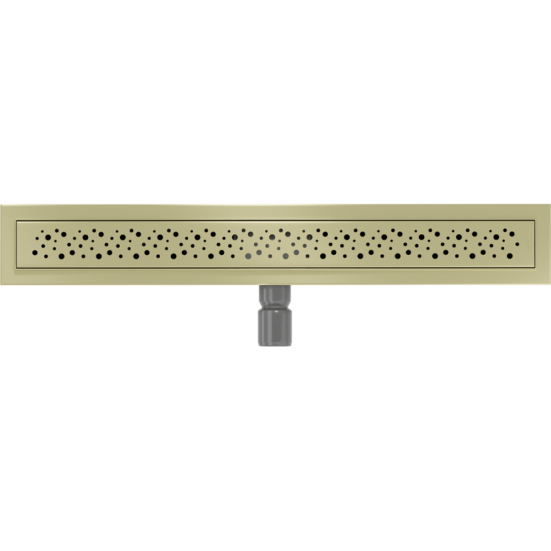 Mexen Flat M12 linear drain 70 cm, brushed gold - 1A21070-15