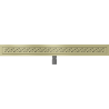 Mexen Flat M12 lineaarne äravool 80 cm, harjatud kuldne - 1A21080-15