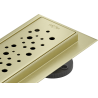 Mexen Flat M12 linear drain 90 cm, brushed gold - 1A21090-15