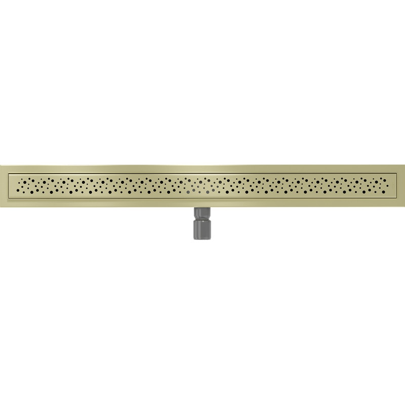 Mexen Flat M12 lineaarne äravool 100 cm, harjatud kuld - 1A21100-15