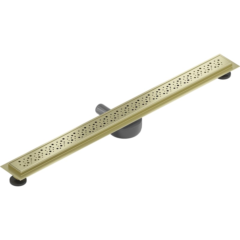 Mexen Flat 360° M12 pöörlev liinipõhi äravool 80 cm, harjatud kuldne - 1A21080-40