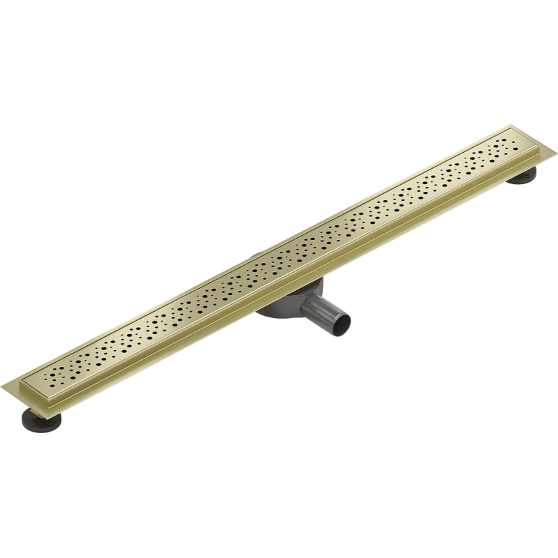 Mexen Flat 360° M12 pöörlev liinipõhi äravool 80 cm, harjatud kuldne - 1A21080-40