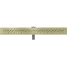 Mexen Flat 360° M12 roterende linear afvoer 100 cm, geborsteld goud - 1A21100-40