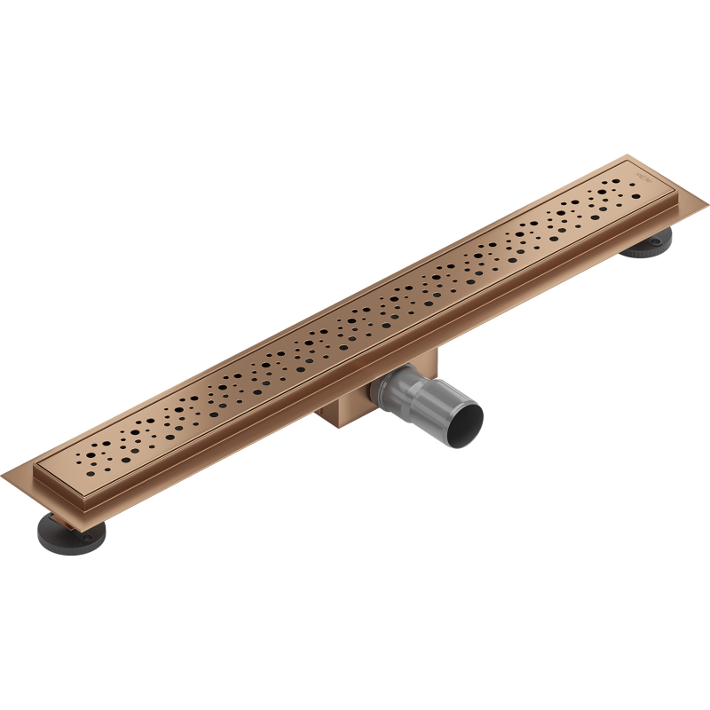 Mexen Flat M12 linear drain 50 cm, brushed copper - 1C21050-15