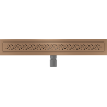 Mexen Flat M12 linear drain 50 cm, brushed copper - 1C21050-15