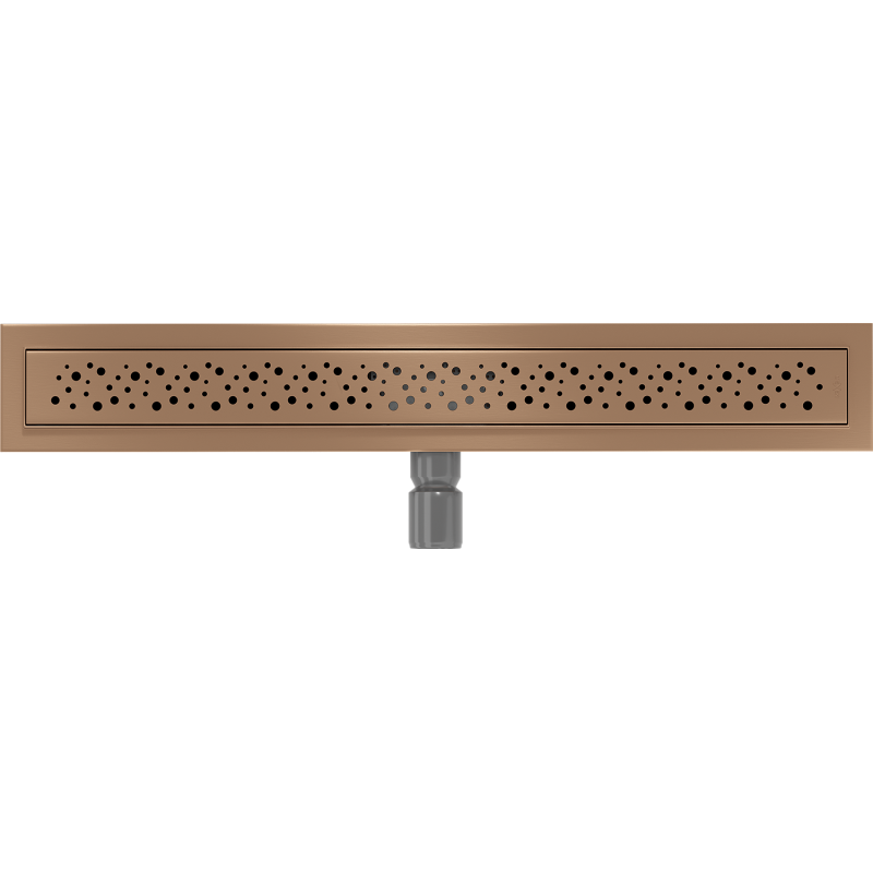 Mexen Flat M12 Linear Drain 60 cm, Brushed Copper - 1C21060-15