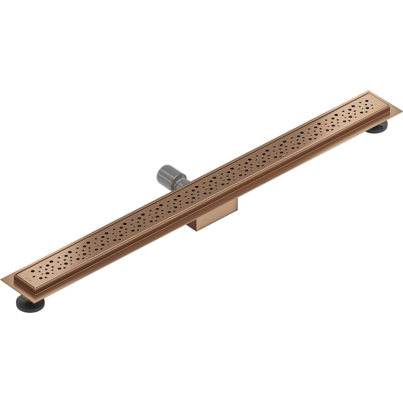 Mexen Flat M12 odpływ liniowy 100 cm, miedź szczotkowana - 1C21100-15