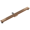 Mexen Flat M12 linear drain 100 cm, brushed copper - 1C21100-15