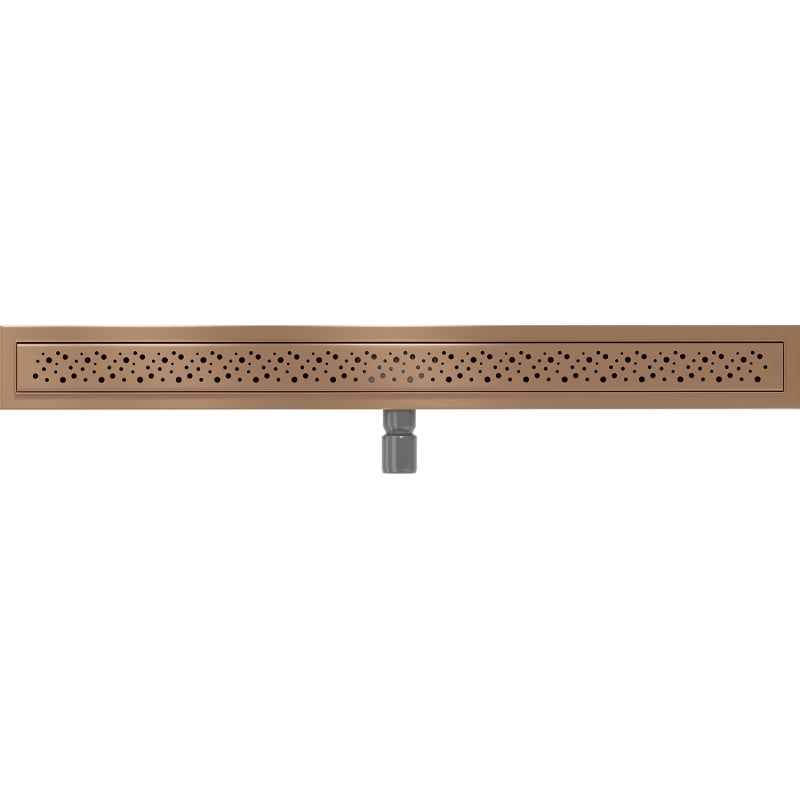 Mexen Flat M12 odpływ liniowy 100 cm, miedź szczotkowana - 1C21100-15