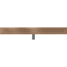 Mexen Flat M12 joone äravool 100 cm, harjatud vask - 1C21100-15