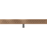 Mexen Flat M12 linear drain 100 cm, brushed copper - 1C21100-15