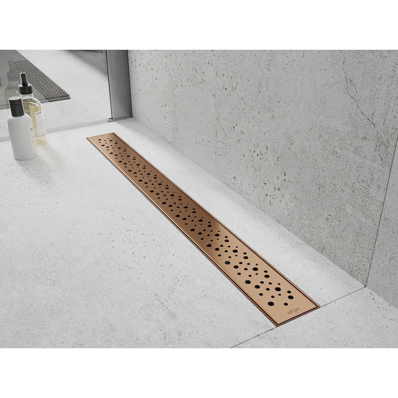 Mexen Flat M12 joone äravool 100 cm, harjatud vask - 1C21100-15