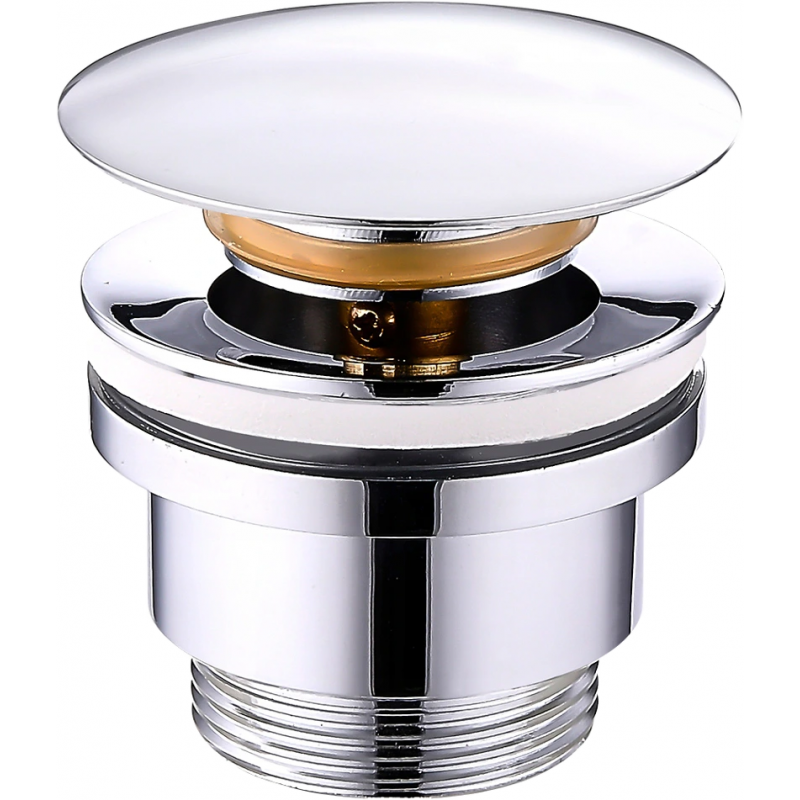 Mexen yleiskäyttöinen klik-klak-pohjaventtiili, kromi - 79930-00