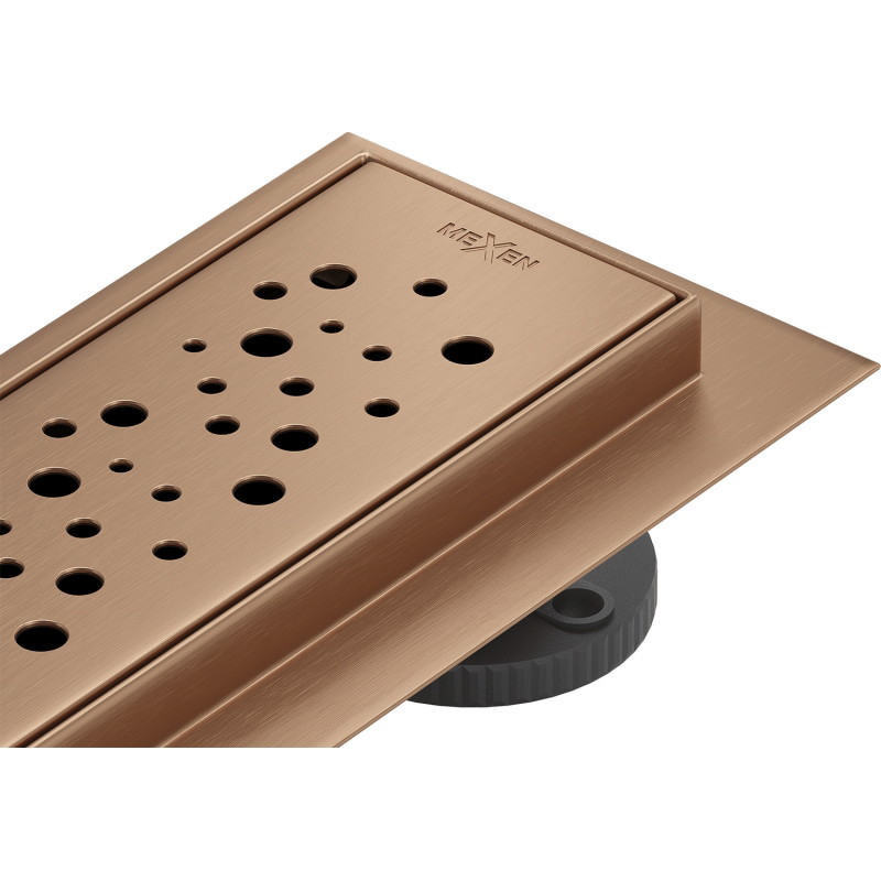 Mexen Flat 360° M12 pöörlev joontrap 90 cm, harjatud vask - 1C21090-40
