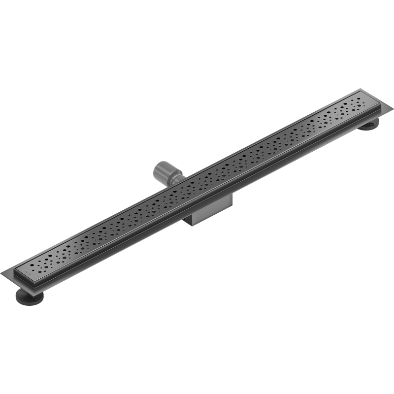 Mexen Flat M12 Linear Drain 100 cm, Brushed Gun Gray - 1E21100-15