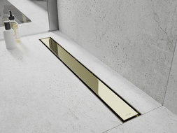 Mexen Flat M13 Cover 2-in-1 for Linear Drain 100 cm, Gold - 1519100