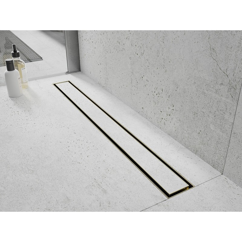 Mexen Flat M13 lijnafvoer 2-in-1 70 cm, goud - 1510070-15