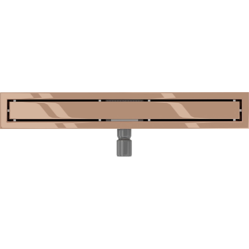 Mexen Flat M13 lineaarne äravool 2-ühes 50 cm, roosa kuld - 1610050-15