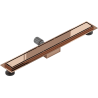 Mexen Flat M13 caniveau linéaire 2 en 1 60 cm, or rose - 1610060-15