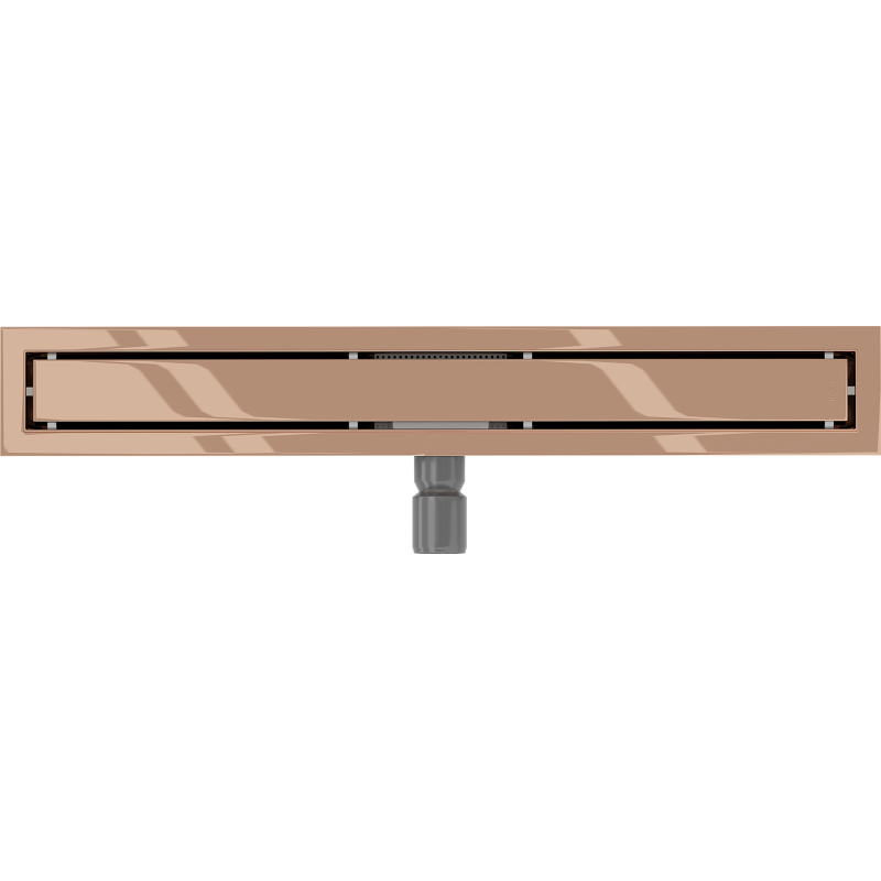 Mexen Flat M13 linear drain 2-in-1 70 cm, rose gold - 1610070-15