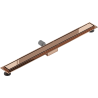 Mexen Flat M13 lineaarne äravool 2in1 80 cm, roosa kuld - 1610080-15