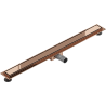 Mexen Flat M13 lineaarne äravool 2in1 80 cm, roosa kuld - 1610080-15