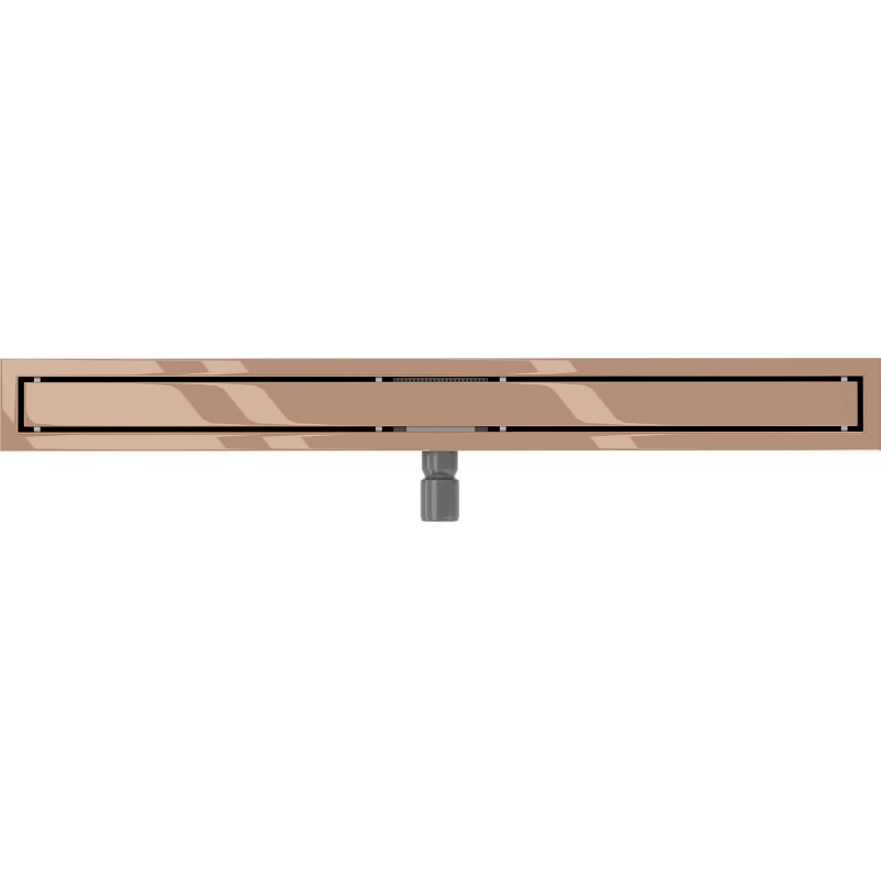 Mexen Flat M13 lineaarne äravool 2in1 80 cm, roosa kuld - 1610080-15