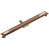 Mexen Flat M13 2-in-1 joonränne, 100 cm, roosa kuld - 1610100-15