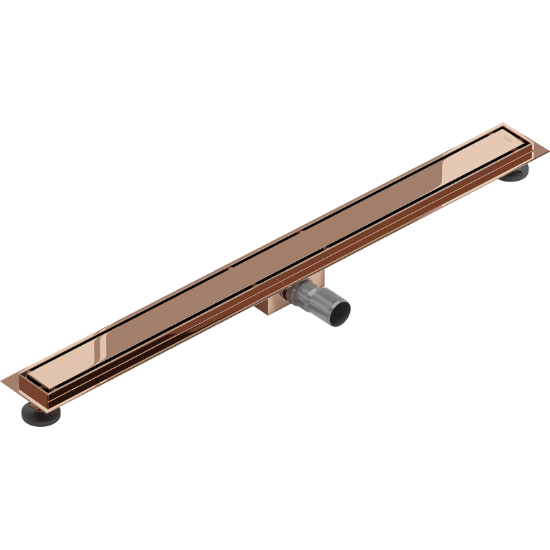 Mexen Flat M13 lineaire afvoer 2-in-1 100 cm, roze goud - 1610100-15