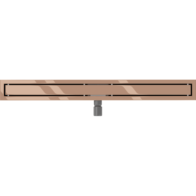 Mexen Flat M13 linear 2-in-1 drain 100 cm, rose gold - 1610100-15