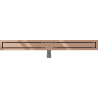 Mexen Flat M13 2-in-1 joonränne, 100 cm, roosa kuld - 1610100-15