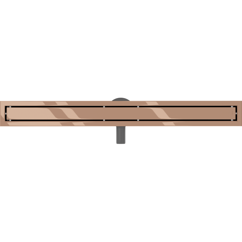 Mexen Flat 360° M13 2-in-1 Rotating Linear Drain 80 cm, Rose Gold - 1610080-40
