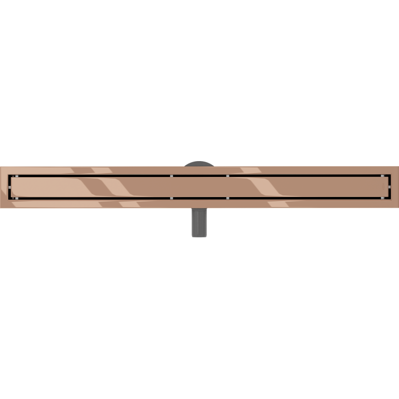 Mexen Flat 360° M13 ralo linear rotativo 2 em 1 90 cm, ouro rosa - 1610090-40