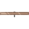 Mexen Flat 360° M13 pöörlev 2-ühes lineaarne äravool 90 cm, roosa kuld - 1610090-40