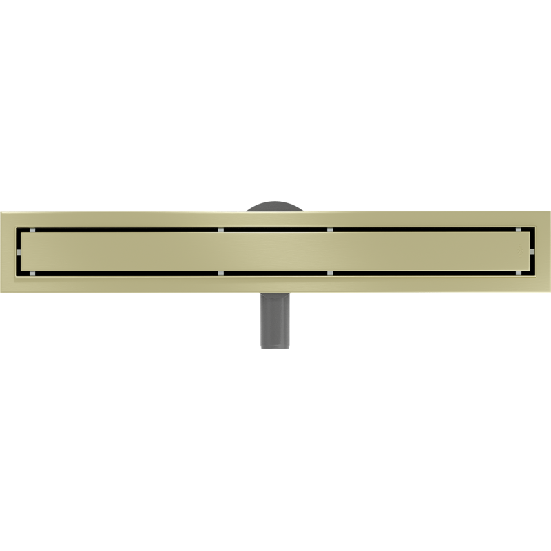 Mexen Flat 360° M13 Linear Rotating Drain 2-in-1 60 cm, Gold Brushed - 1A10060-40