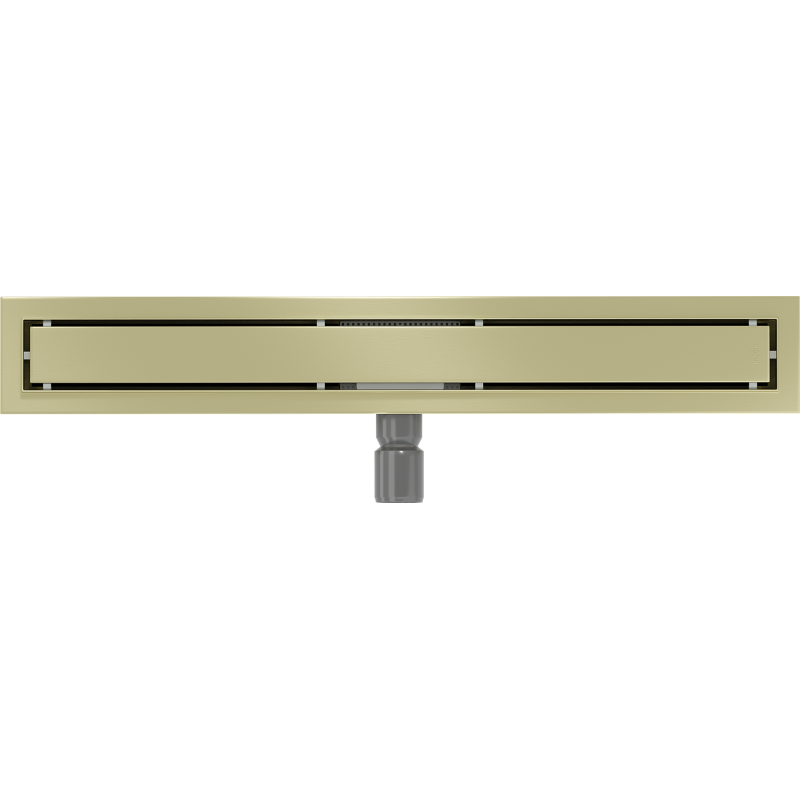 Mexen Flat M13 lineārais notecējums 2in1 60 cm, matēts zelts - 1A10060-15