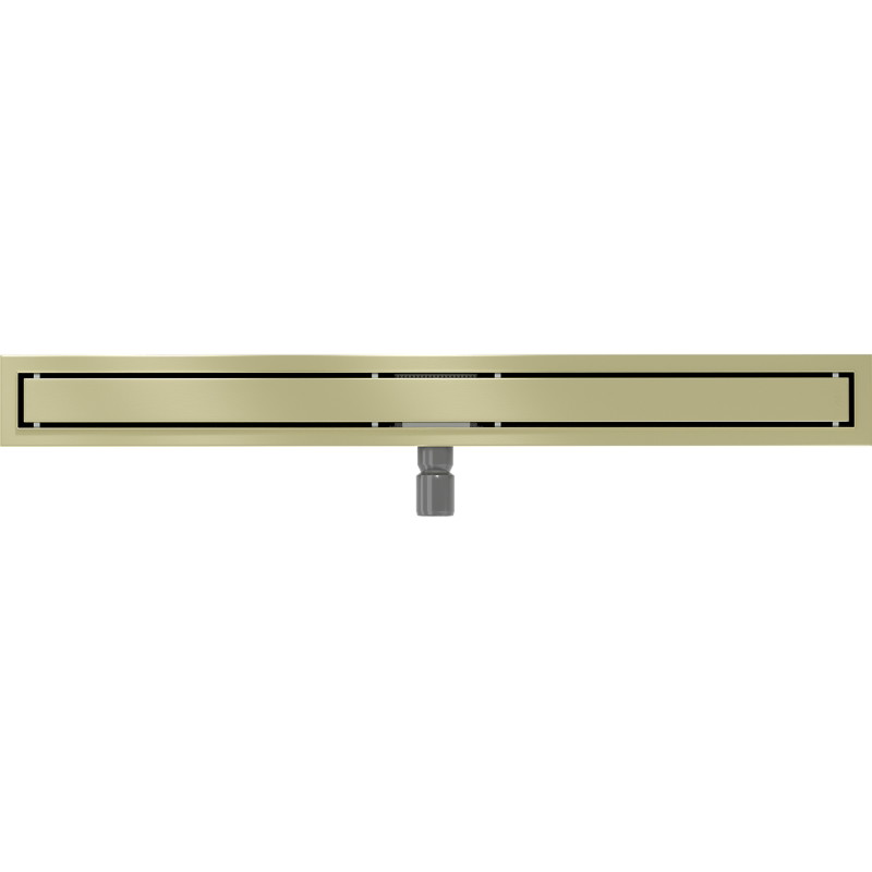 Mexen Flat M13 jooneline äravool 2in1 80 cm, kuldne harjatud - 1A10080-15