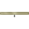 Mexen Flat M13 ralo linear 2em1 80 cm, dourado escovado - 1A10080-15