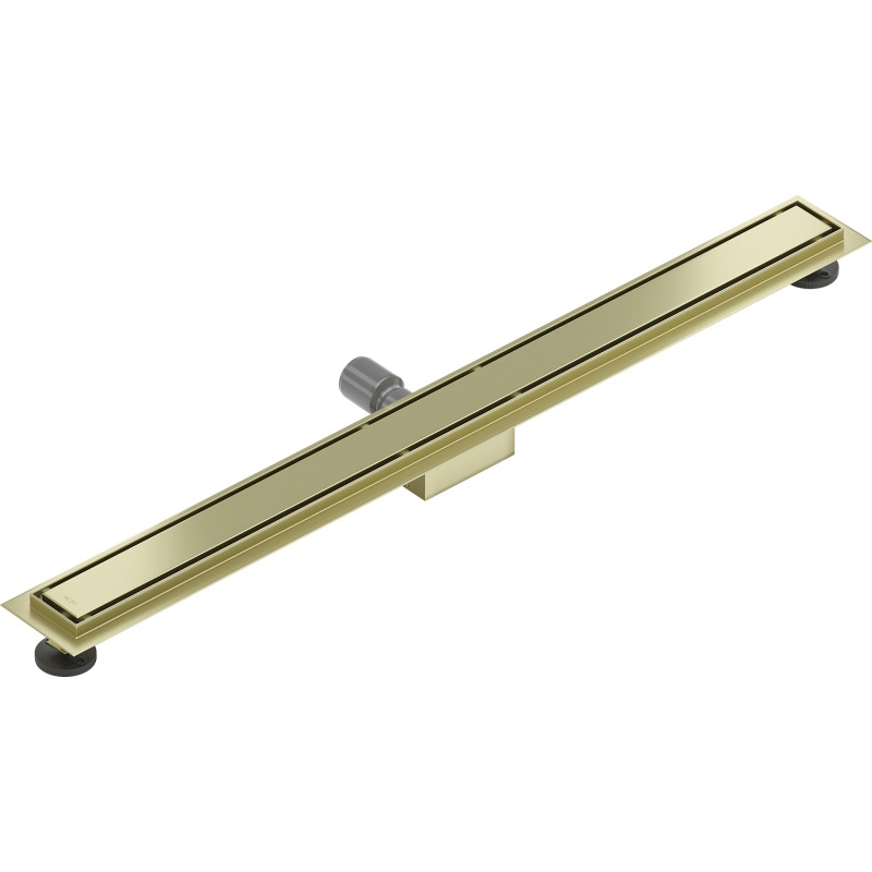 Mexen Flat M13 lineaarne äravool 2-ühes 90 cm, kuldne harjatud - 1A10090-15
