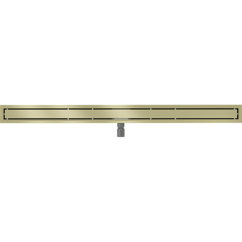 Mexen Flat M13 lineaire afvoer 2-in-1 110 cm, geborsteld goud - 1A10110