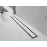 Mexen Flat M13 2-in-1 jooteline äravool 140 cm, kuldne harjatud - 1A10140