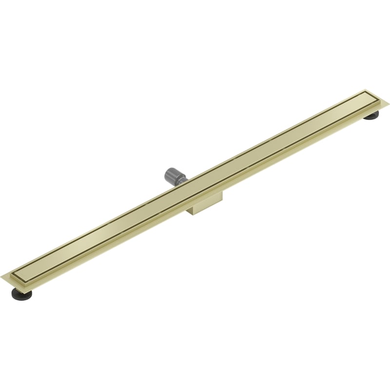 Mexen Flat M13 2-in-1 jooteline äravool 140 cm, kuldne harjatud - 1A10140